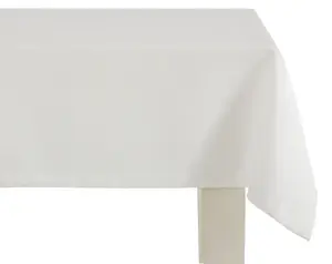 Скатерть Dreams "UNI", ширина края ок. 2,5 см, элегантный уголок с буквами 140х260 см, цвет creme