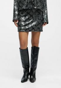 Юбка Object PAILLETTEN, Magnet/Dark Grey
