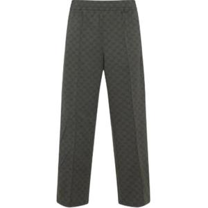 Джерси жаккардовые брюки gg GUCCI, зеленый