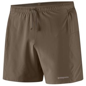 Strider pro shorts 5'' - шорты для бега Patagonia, коричневый