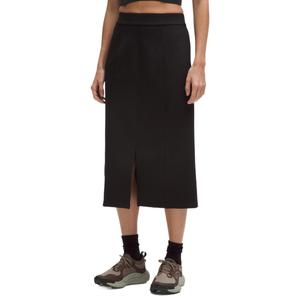 Вязаная длинная юбка Women's Lululemon, черный
