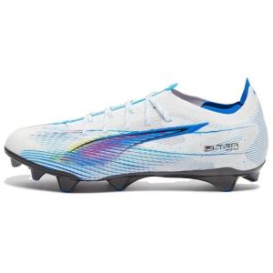 Футбольные бутсы Ultra 5 мужские с низким верхом белые/синие Puma