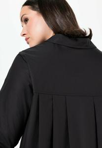 Блузка на пуговицах PAPER TOUCH LONG SLEEVE Ulla Popken, черный