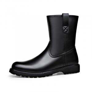 Черные мужские полусапоги Romon на каблуке 3,5 см