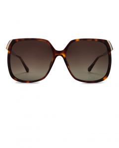 Aly Солнцезащитные очки Chloe, Havana, Gold, & Brown