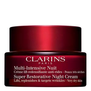 Ночной крем multi-intensive 50+ multi-intensive nuit crème peaux très sèches Clarins, объем 50 мл