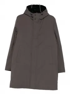 Пальто с капюшоном Herno, серый