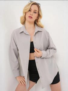 Блуза Bigdart, светло-серый