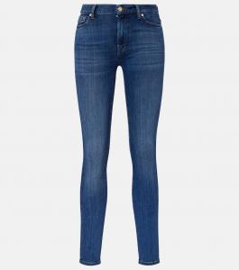 HW джинсы скинни с высокой талией 7 For All Mankind, Lovestory