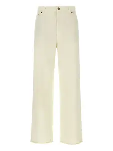 Джинсы с бахромой Roberto Cavalli, нейтральный