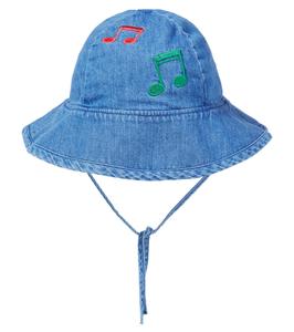 Хлопковая панама Mini Rodini, синий