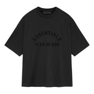 Футболка ss24 heavy t-shirt 'black' Fear Of God Essentials, черный