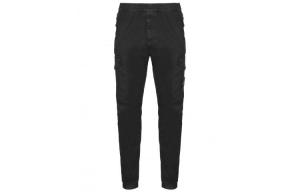Брюки-карго мужские Stone Island прмяого кроя, черный
