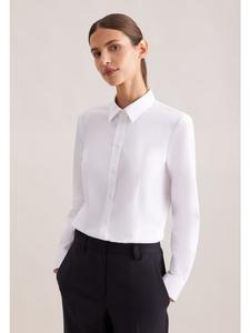 Seidensticker Классическая блузка прямого кроя белого цвета