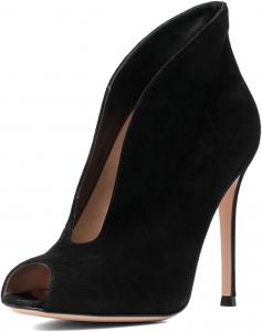 Женские сандалии FYS с глубоким V-образным вырезом, накидкой, открытым носком и шпилькой, на высокой платформе, для вечеринок, размер 4-16 US, Black