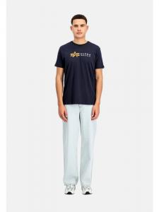 Футболка темно-синего цвета Alpha Industries