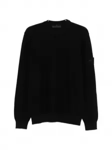 Свитер с нашивкой-логотипом Stone Island, черный