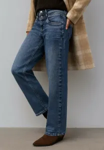 Джинсы прямого кроя Street One, Blau