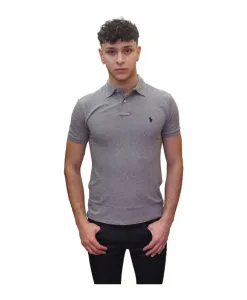 Рубашка-Поло с коротким рукавом, серая Ralph Lauren, серый