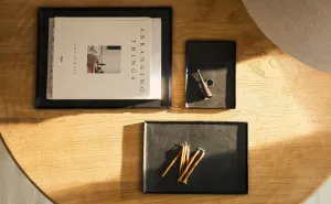 Декоративный прямоугольный металлический поднос Zara Home, черный