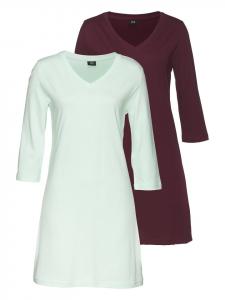 Ночная рубашка HIS, цвет mint, bordeaux