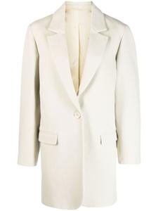 ISABEL MARANT пальто с V-образным вырезом, нейтральный цвет