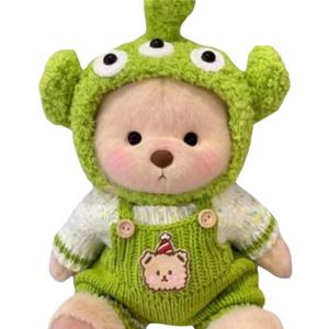 Плюшевый мишка Teddy Little Cute Bear, высота 30 см Small bubble, зеленый
