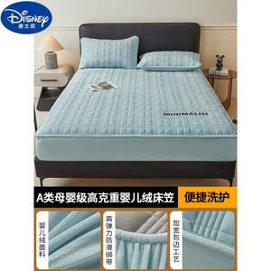 Disney Простыня на резинке 180х200 см, флисовая, утепленная, цвет Dream Blue