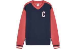 Свитшот Europe Version унисекс Champion, красный patchwork