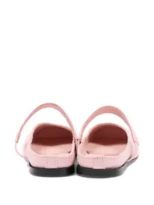 Балетки с логотипной лямкой Marni Kids, розовый