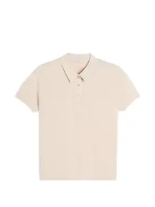 Поло на пуговицах Aspesi, бежевый