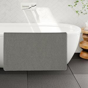 Нескользящий коврик для душа 80x80 см, моющиеся коврики для душа из ПВХ с дренажными отверстиями, быстросохнущие GreatDEshop2021, серый