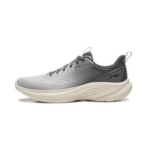 Li Ning Light Breeze V3 амортизирующие нескользящие износостойкие легкие кроссовки с эффектом отскока Low top для повседневного бега Li-Ning, crystal серый/elegant серый/черный pine серый