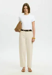 Базовая футболка из 2 пар mit rundhalsausschnitt Selected, Bright White