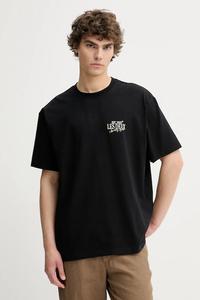 Хлопковая футболка Allen Les Deux, черный