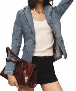 Пиджак Minah из светлого денима Dear John Denim, Light Denim