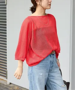 Пуловер из бумажной пряжи, летний, свободного кроя Journal Standard, цвет Red