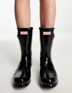Сапоги короткие Hunter Wellington Original, черный