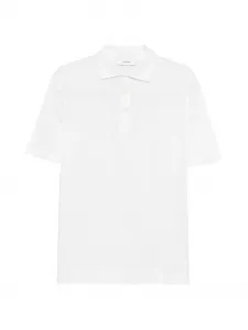 Рубашка-поло на пуговицах Lardini, белый