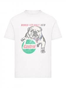 Футболка Castrol 1970 белого цвета F4NT4STIC