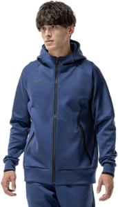 Спортивная толстовка Mizuno Training Wear Stretch с капюшоном, унисекс, размер 32MCC050, синий