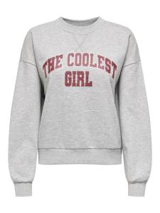 ONLY Свитшот 'ONLJo' в светло-сером цвете