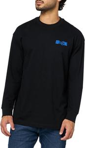 Мужская футболка с длинным рукавом и ретро-логотипом HUGO, Black Gloss