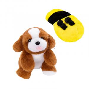 Мягкая игрушка плюшевая кукла коллекционная панда щенок мультяшный милый 33см/40см/50см высота Tak Bebe, Saint Bernard+Bee Clothing