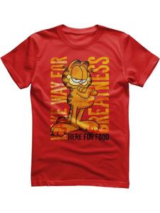 Футболка Make Way For Greatness красного цвета Garfield