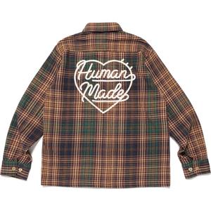 Клетчатая рубашка HUMAN MADE, коричневый