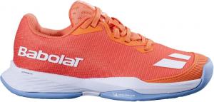 Теннисные кроссовки Babolat Junior Jet Mach 3 для всех покрытий, 6.5 Big Kid Melon