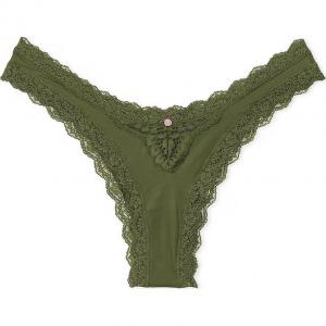 Женское танга Victoria's Secret, зеленый