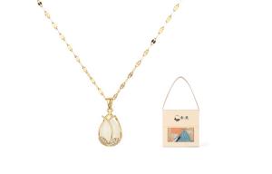 Титановое стальное ожерелье для женщин SHEEHHYY, золото