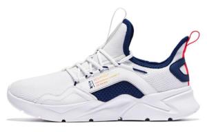 Кроссовки мужские низкие белые/синие Qiaodan